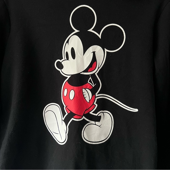 Disney black hoodie women’s size large with Mickey Mouse print - Picture 5 of 12